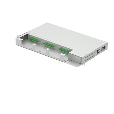 24 πυρήνες FC APC τύπου 19 ιντσών Swing Patch Panel για το πλαίσιο οπτικής διανομής δικτύου ODN