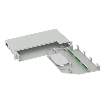 24 πυρήνες FC APC τύπου 19 ιντσών Swing Patch Panel για το πλαίσιο οπτικής διανομής δικτύου ODN