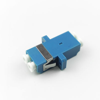 2 θύρες PBT LC UPC Διορθωτής οπτικών ινών Eared Duplex Coupler για οπτικές ίνες Coupler