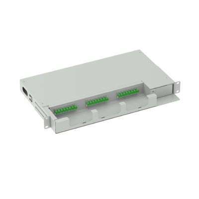 24 πυρήνες FC APC τύπου 19 ιντσών Swing Patch Panel για το πλαίσιο οπτικής διανομής δικτύου ODN