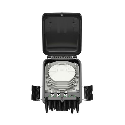 Εξωτερικό FTTH Fiber Optic Splitter Box για 48 χωρητικότητα συγκόλλησης και 3 κύριες θύρες καλωδίων