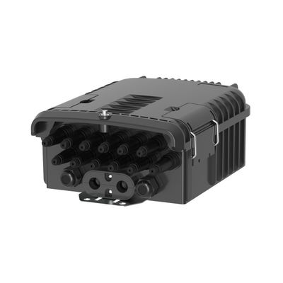 Εξωτερικό FTTH Fiber Optic Splitter Box για 48 χωρητικότητα συγκόλλησης και 3 κύριες θύρες καλωδίων