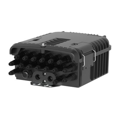 Εξωτερικό FTTH Fiber Optic Splitter Box για 48 χωρητικότητα συγκόλλησης και 3 κύριες θύρες καλωδίων