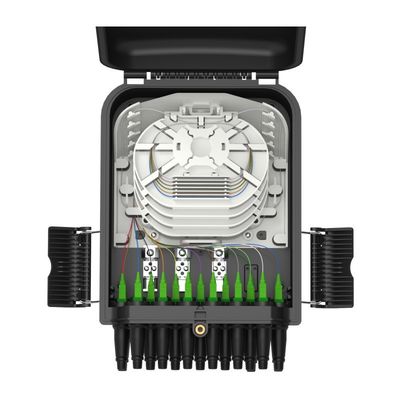 Εξωτερικό FTTH Fiber Optic Splitter Box για 48 χωρητικότητα συγκόλλησης και 3 κύριες θύρες καλωδίων