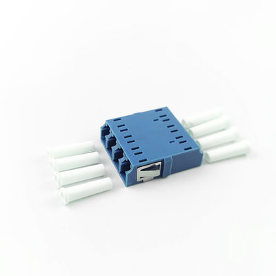 Διάσωση χώρου FTTH λύσεις Standard Flange Earless Square LC UPC οπτική ίνα προσαρμογέα