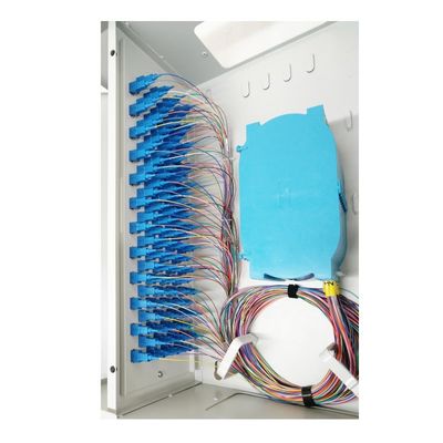 SC FC LC Connectors 96 Ports FTTH Fiber Optic Distribution Box για την τερματισμό μετάλλων FTTX
