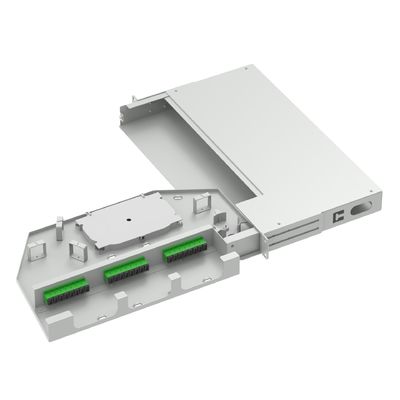 Δίκτυο ODN 24 πυρήνες APC SC τύπου 19 ιντσών Swing Patch Panel Οπτικό πλαίσιο διανομής