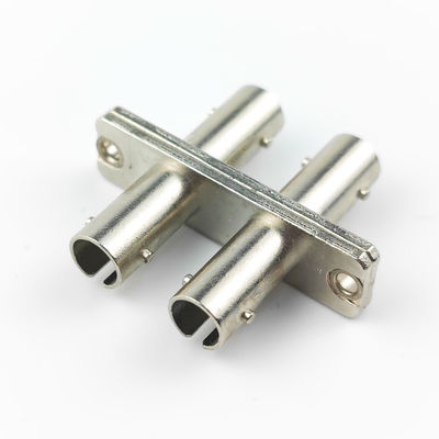 ST APC 2-Port ορθογώνιο διπλό σύστημα σύνδεσης προσαρμοστή οπτικών ινών για FTTH 5