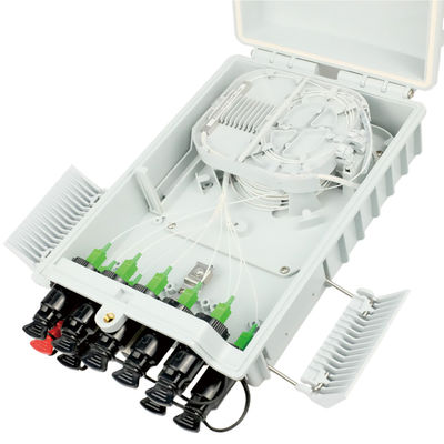 PC ABS Fiber Optic Distribution Box για εξωτερικούς FTTH 8 πυρήνες Fiber Optica Splitters
