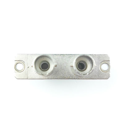 ST APC 2-Port ορθογώνιο διπλό σύστημα σύνδεσης προσαρμοστή οπτικών ινών για FTTH 5