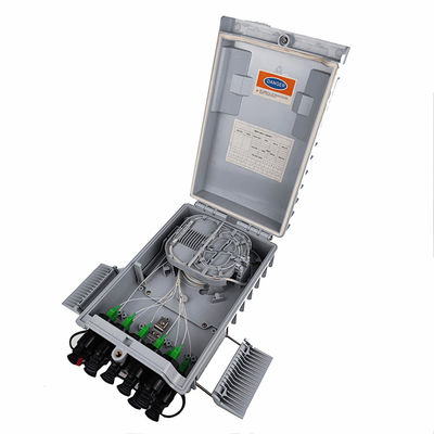 PC ABS Fiber Optic Distribution Box για εξωτερικούς FTTH 8 πυρήνες Fiber Optica Splitters