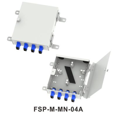 FTTX Δίκτυο ODN Metal Mini Fiber Optic FTTH Τερματικό Κουτί 8 Κεντρική διανομή με συνδέσεις LC και SC