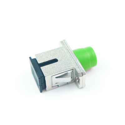 FTTH 1 Port Metal SCAPC FCAPC Υβριδικοί προσαρμογείς οπτικών ινών Συνδετήρες για τον καλύτερο εξοπλισμό
