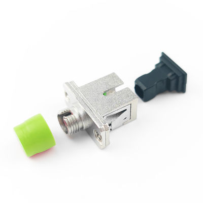 FTTH 1 Port Metal SCAPC FCAPC Υβριδικοί προσαρμογείς οπτικών ινών Συνδετήρες για τον καλύτερο εξοπλισμό
