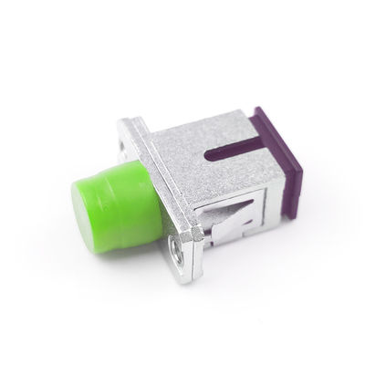 FTTH 1 Port Metal SCAPC FCAPC Υβριδικοί προσαρμογείς οπτικών ινών Συνδετήρες για τον καλύτερο εξοπλισμό