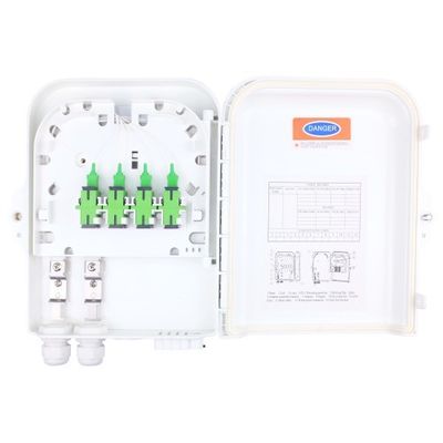 Τείχος/Πόλος Mount 8 πυρήνες εξωτερικό FTTH οπτικό τερματικό κουτί διανομής ινών με 3 φορές