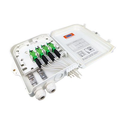 Τείχος/Πόλος Mount 8 πυρήνες εξωτερικό FTTH οπτικό τερματικό κουτί διανομής ινών με 3 φορές