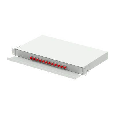 Χάλυβας ψυχρής έλασης SC FC ST LC Connector Type 19 Inch Fiber Optical Distribution Frame για FTTX
