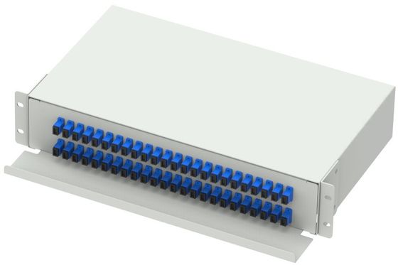 Χάλυβας ψυχρής έλασης SC FC ST LC Connector Type 19 Inch Fiber Optical Distribution Frame για FTTX