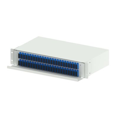 Χάλυβας ψυχρής έλασης SC FC ST LC Connector Type 19 Inch Fiber Optical Distribution Frame για FTTX