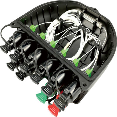8 πυρήνες Εξωτερικό FTTH προσυνδεδεμένο οπτικό ινώδες κουτί διανομής για σπλιττερ