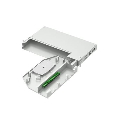 12 πυρήνες Swing Patch Panel Οπτικό πλαίσιο διανομής 19 ιντσών SC APC Τύπος Οπτικού εξοπλισμού ινών Αριθ.