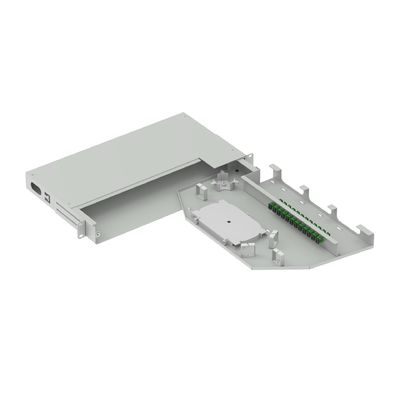 12 πυρήνες Swing Patch Panel Οπτικό πλαίσιο διανομής 19 ιντσών SC APC Τύπος Οπτικού εξοπλισμού ινών Αριθ.