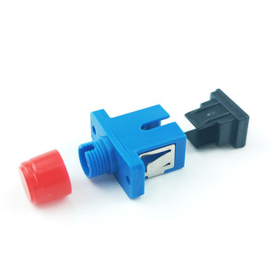 FTTH Υβριδικοί προσαρμογείς οπτικών ινών Συμπλέκτες με περιστροφικό μανίκι και συνδετήρες SC FC