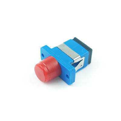 FTTH Υβριδικοί προσαρμογείς οπτικών ινών Συμπλέκτες με περιστροφικό μανίκι και συνδετήρες SC FC