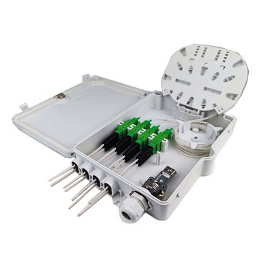Τείχος στύλος Mount Fiber Optic διανομή κουτί για δίκτυο FTTH IP65 εξωτερικά 8 πυρήνες