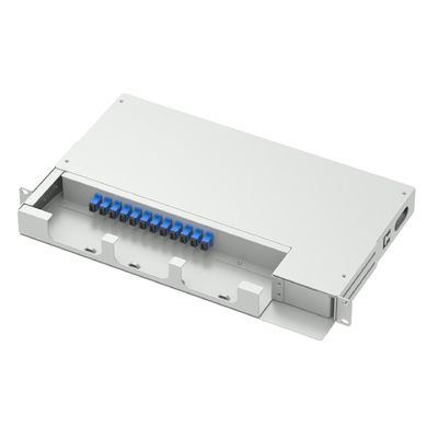 Δίκτυο ODN 19 ιντσών Swing Patch Panel Οπτικό εξοπλισμό ινών με 12 πυρήνες SC UPC τύπου 5