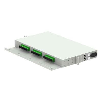 FTTH 96 Core Capacity Patch Panel 19 ιντσών Οπτικό πλαίσιο διανομής με LC