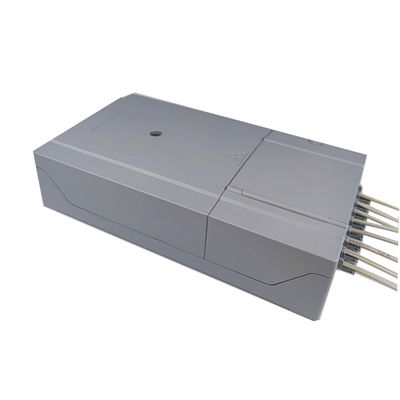 PC ABS υλικό Χρησιμοποιούμενο δίκτυο ODN FTTH IP65 εξωτερικό 8 πυρήνες οπτικό ινώδες τερματισμό κουτί
