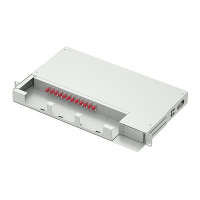 12 πυρήνες Οπτικό πλαίσιο διανομής UPC τύπου Swing Patch Panel 19 ίντσες για FTTX 5