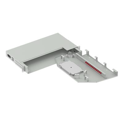 12 πυρήνες Οπτικό πλαίσιο διανομής UPC τύπου Swing Patch Panel 19 ίντσες για FTTX 5