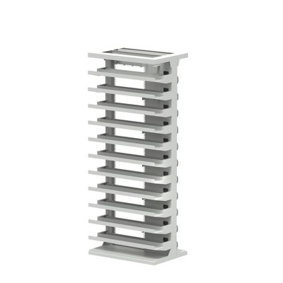 Ανθεκτικό ασημένιο φινίρισμα 47U ODF Rack Cabinet για εσωτερικό δίκτυο FTTH FTTX φορτωμένο