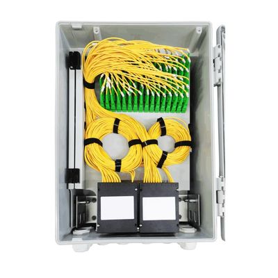 Γκρι 96 πυρήνες εξωτερικά FTTH SC Τερματικό κουτί οπτικών ινών