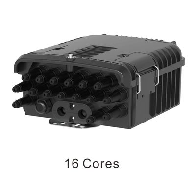 PC ABS 16 πυρήνες FTTH Τερματικό κουτί οπτικών ινών για τοποθέτηση τοίχου και στύλου σε εξωτερικούς χώρους