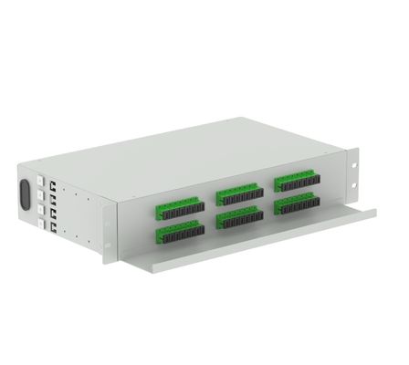 48 θύρες SC APC 19 ιντσών Οπτικό πλαίσιο διανομής για υποδομή FTTH δικτύου 5