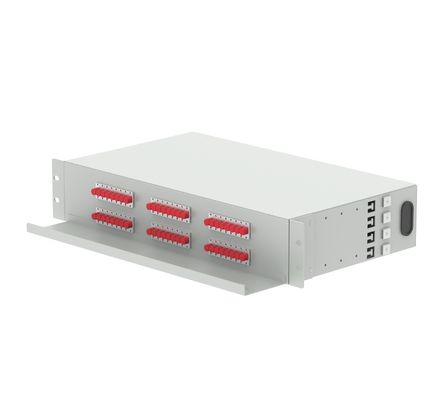 5 19 ιντσών Patch Panel 48 θύρες FC UPC Οπτικό πλαίσιο διανομής για εφαρμογές FTTX