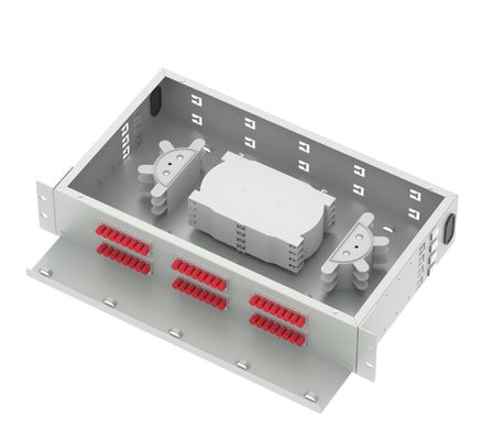 5 19 ιντσών Patch Panel 48 θύρες FC UPC Οπτικό πλαίσιο διανομής για εφαρμογές FTTX