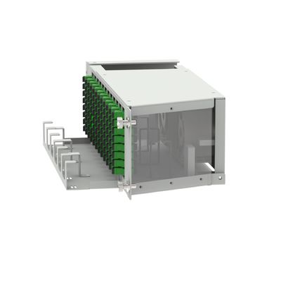 Κέντρο δεδομένων 96 πυρήνες SC APC τύπου 19 ιντσών οπτική ίνα Patchpanel με 5 και Swing Design