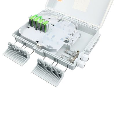 16 θύρες SC συνδετήρα Fiber Optic Termination Box για εξωτερική διανομή δικτύου FTTH