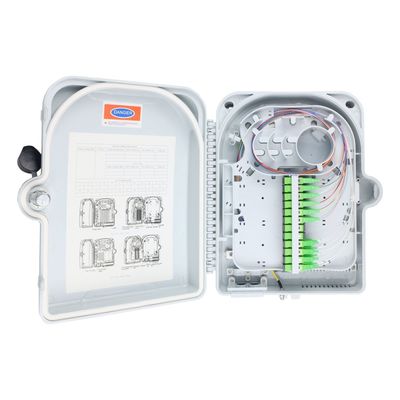 16 Core Splitter Model Fiber Optic Termination Box SC Connector IP65 Αδιάβροχο