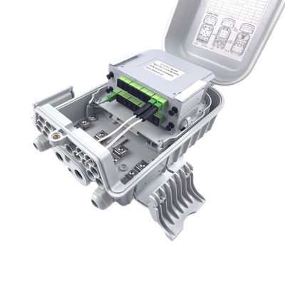 16 Port FTTH Fiber Optic Terminal Box IP65 Wall Pole Mount Εξωτερικά κουτιά για FTTx