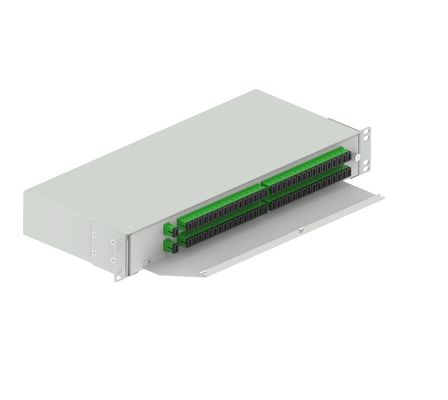 19 ιντσών Fiber Optic Splitter Patchpanel Sub-ODF Swing Type APC SC Οπτική ίνα για ODN FTTX-