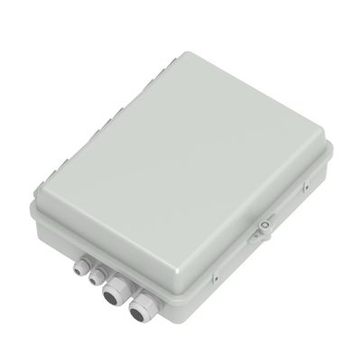 Γκρι 4 λιμάνια Fiber Optic Box Διανομή IP65 Αδιάβροχο για εξωτερικούς σε δίκτυο μοντέλο