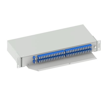 19 ιντσών Swing Type SC UPC Fiber Optic Splitter για το δίκτυο FTTH Optical Fiber Patchpanel