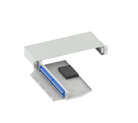 19 ιντσών Swing Type SC UPC Fiber Optic Splitter για το δίκτυο FTTH Optical Fiber Patchpanel