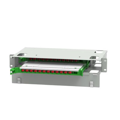 24 Port FC Τύπος οπτικής ινώδους διανομής Patchpanel Οπτική ινώδης εξοπλισμός με 5 χρόνων